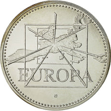 France, Medal, Ecu Euro, EUROPA, 1996, MS(64), Silver