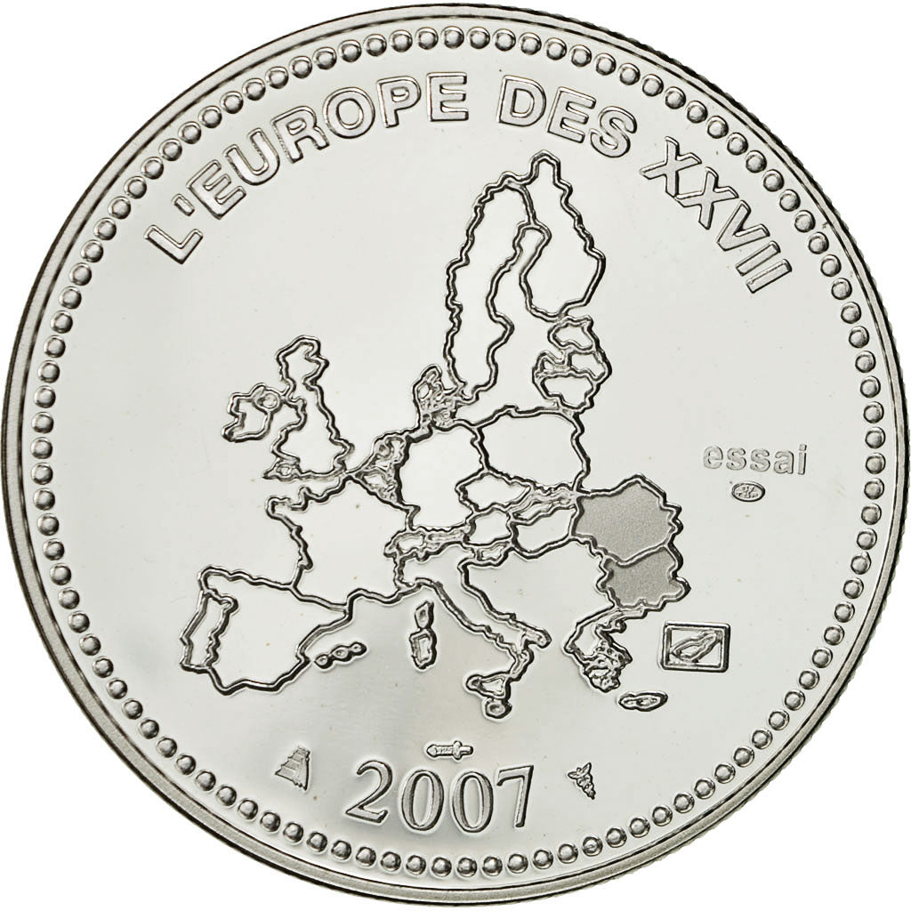 France, Médaille, L'Europe des XXVII, La Slovénie entre dans l'Euro, 2007