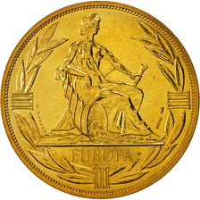 Frankreich, Medaille, Ecu Europa, Europe Assise, 1980, Rodier, UNZ+, Gilt Bronze