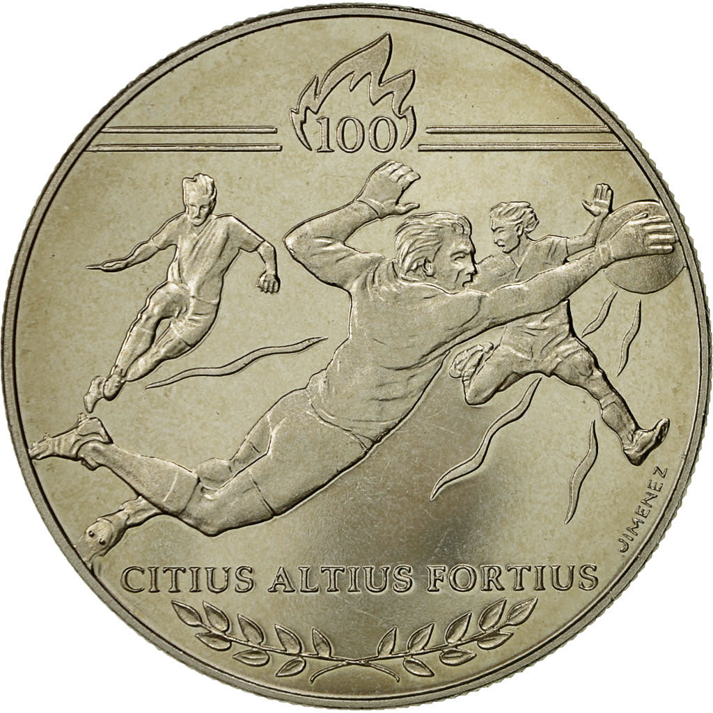 Francia, medalla, Jeux Olympiques d'Atlanta, Football, 1996, Jimenez, SC+, Cobre
