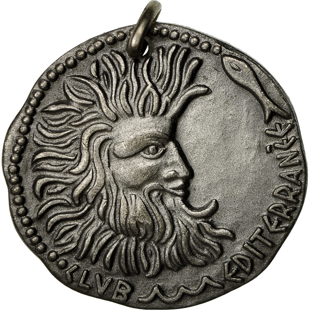 France, Medal, Club Méditerranée, Omnisport, MS(65-70), Silvered bronze