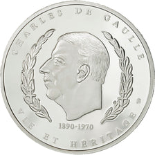Frankrijk, Medaille, Charles De Gaulle, Appel du 18 juin 1940, UNC, Verzilverd