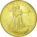 France, Médaille, Reproduction Twenty Dollars Liberty, SPL+, Copper Gilt