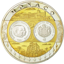 Monaco, Medal, Europe, Rainier III-Albert, 2003, MS(64), Silver