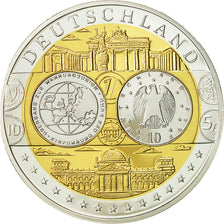 Niemcy, Medal, L'Europe, 2002, MS(64), Srebro