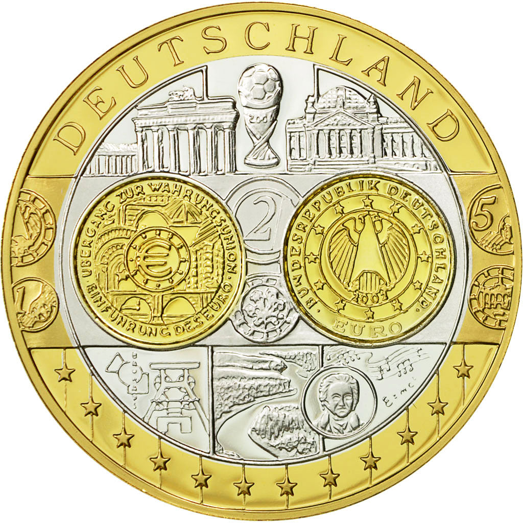 Germany, Medal, L'Europe, 2002, MS(64), Silver