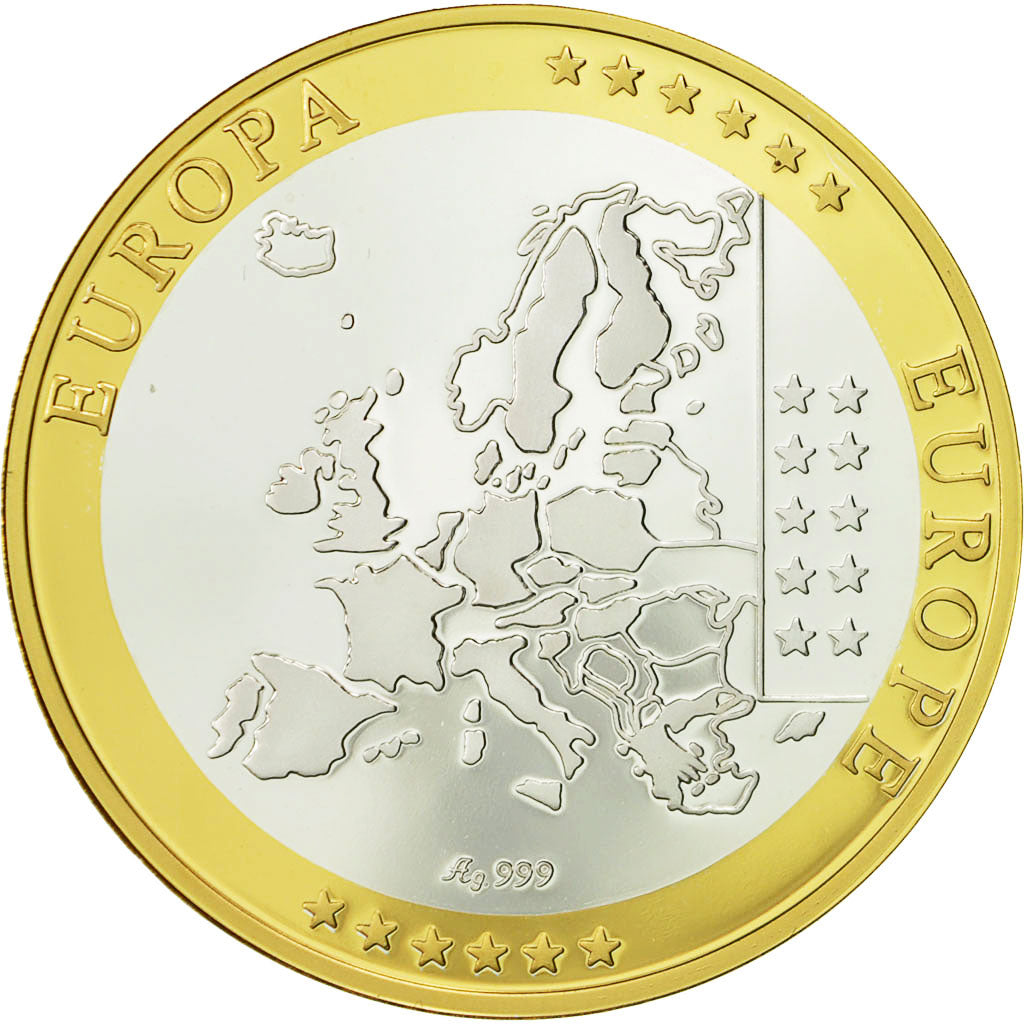 Germany, Medal, L'Europe, 2002, MS(64), Silver