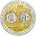 Malta, medalla, L'Europe, Auberge de Castille, 2008, SC+, Plata