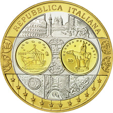 Italien, Medaille, L'Europe de l'Art, 2003, UNZ+, Silber