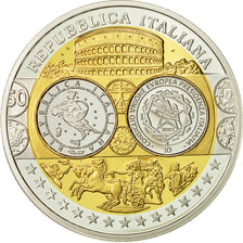 Italy, Medal, Conseil de l'Union Européenne, 2003, MS(64), Silver