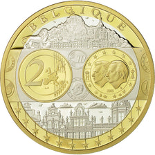 Belgien, Medaille, L'Europe, 2005, UNZ+, Silber