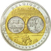 Belgio, medaglia, L'Europe, Jonction Nord-Midi, 2002, SPL+, Argento