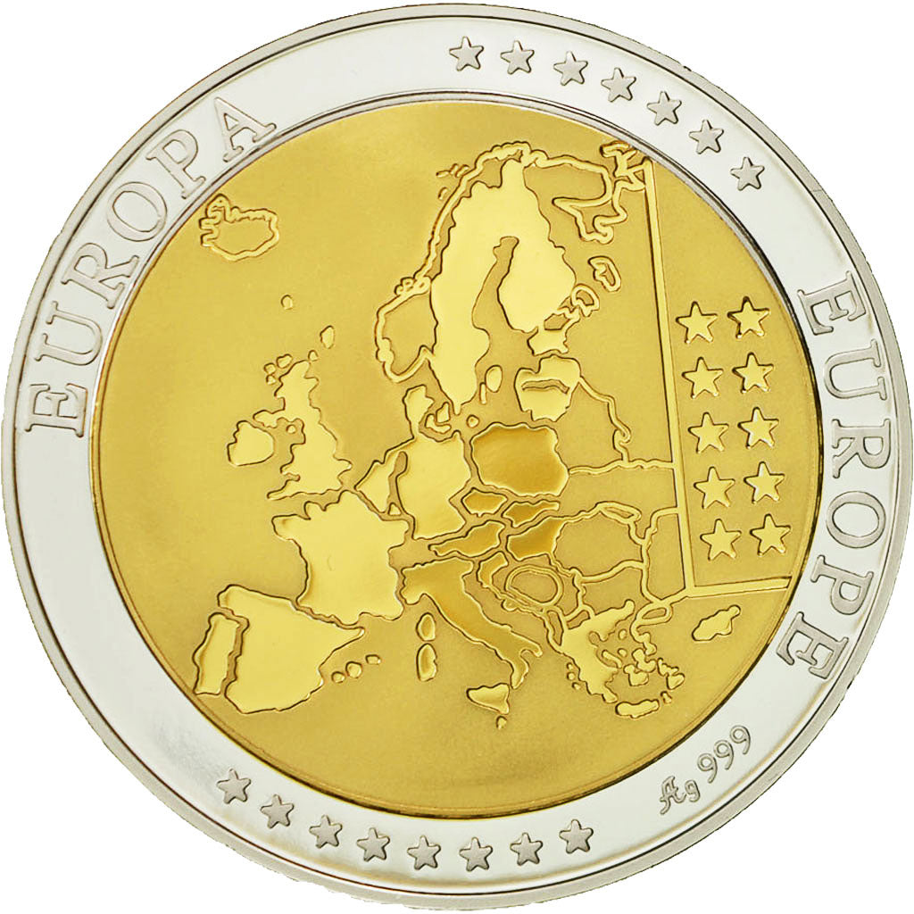 Vaticano, medaglia, L'Europe, Jean-Paul II, 2004, SPL+, Argento