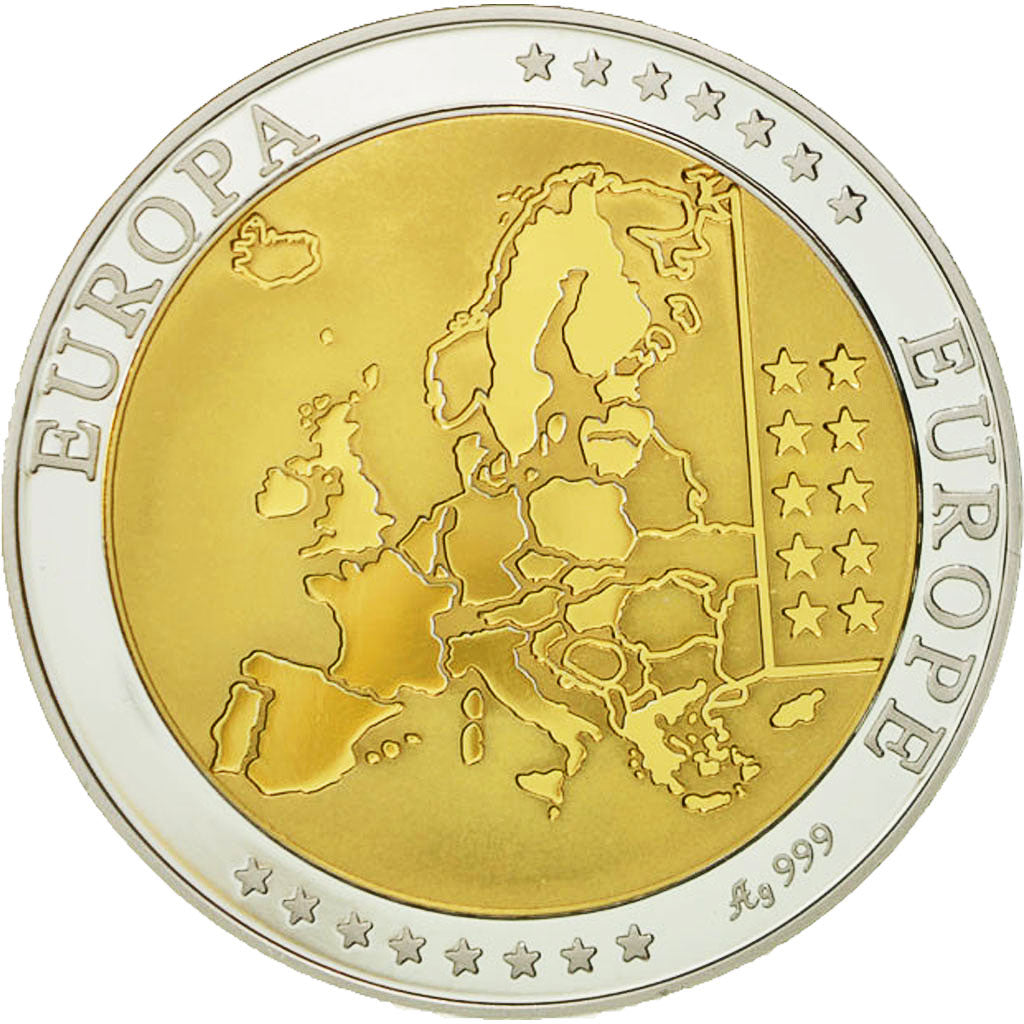 Luxembourg, Medal, Cour de Justice Européenne, 2002, MS(64), Silver
