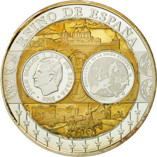 Spagna, medaglia, Juan Carlos I, Présidence de l'Union Européenne, 2002, SPL+