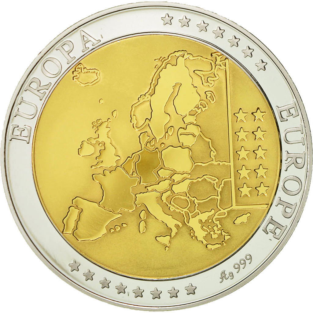 Chipre, medalla, L'Europe, 2008, SC+, Plata