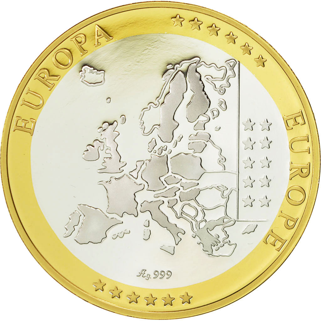 Cyprus, Medal, L'Europe, 2010, MS(64), Silver