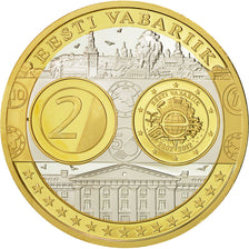 Estonia, Medaille, L'Europe, 2012, UNZ+, Silber
