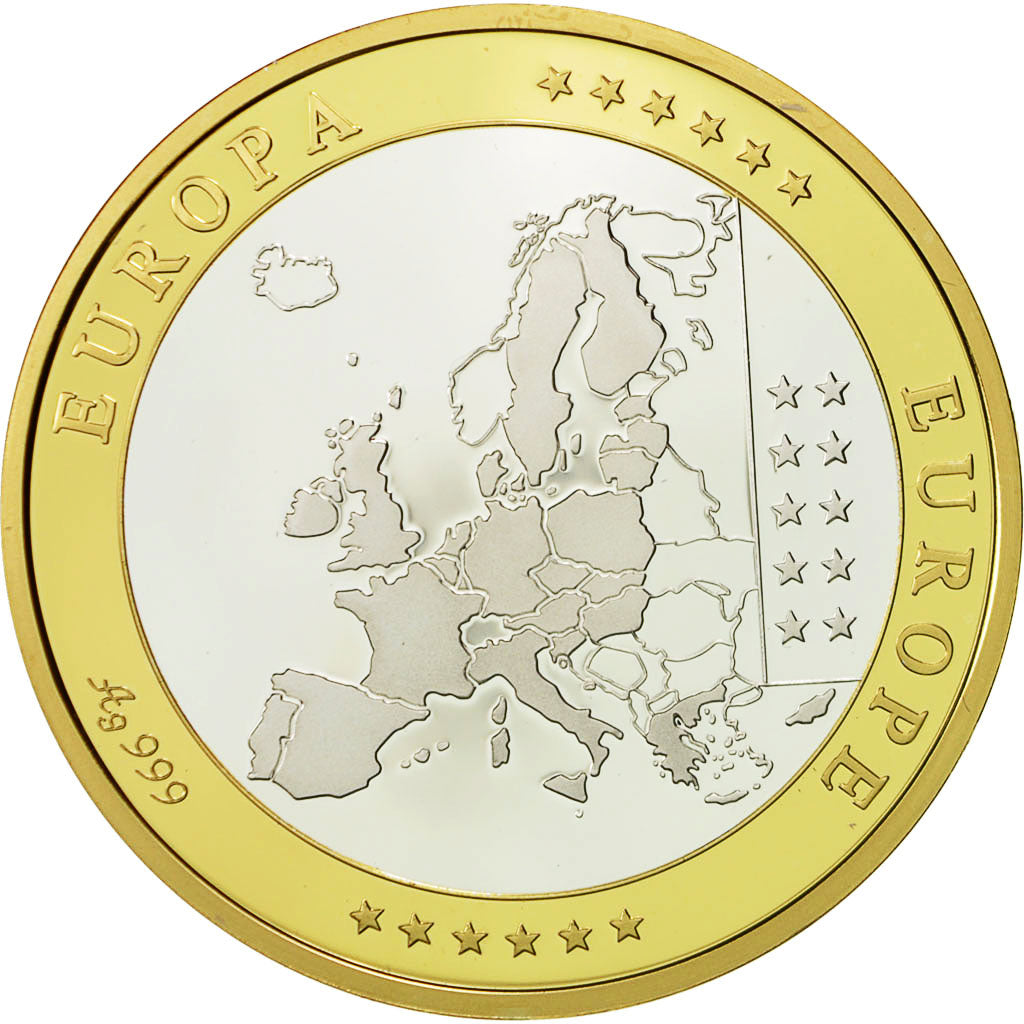 Estonia, Medaille, L'Europe, 2012, UNZ+, Silber