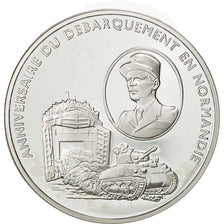 Francia, medaglia, Anniversaire du Débarquement de Normandie, Chars, FDC