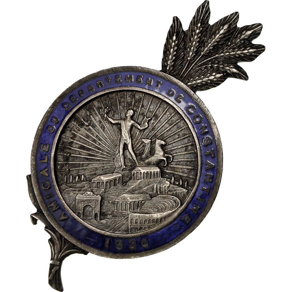 Algeria, Amicale du Département de Constantine, Medal, 1926, Excellent Quality