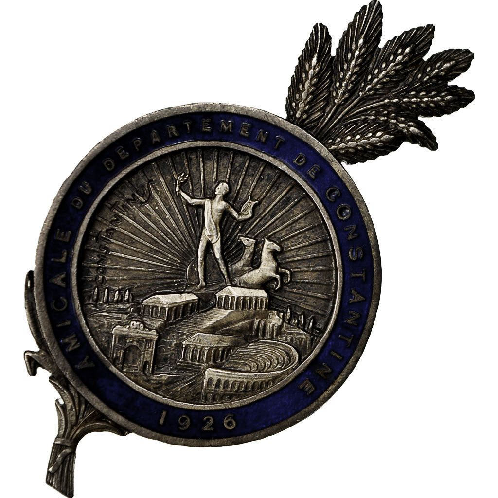 Algeria, Amicale du Département de Constantine, Medal, 1926, Excellent Quality