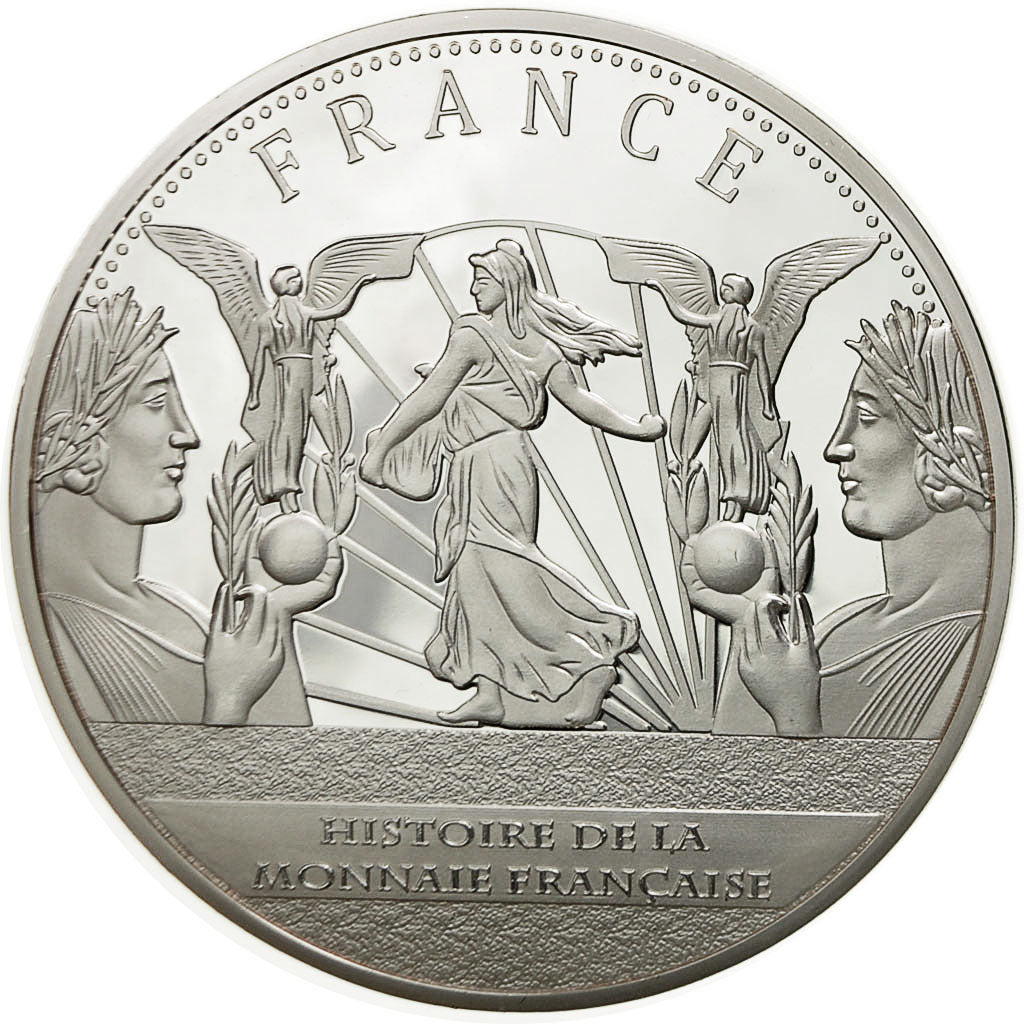 France, Médaille, Histoire de la monnaie Française, 20 Francs 1807, FDC