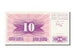 Banconote, Bosnia - Erzegovina, 10 Dinara, 1992, FDS