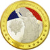 Frankrijk, Medaille, Les piliers de la République, Marianne, FDC, Copper Gilt