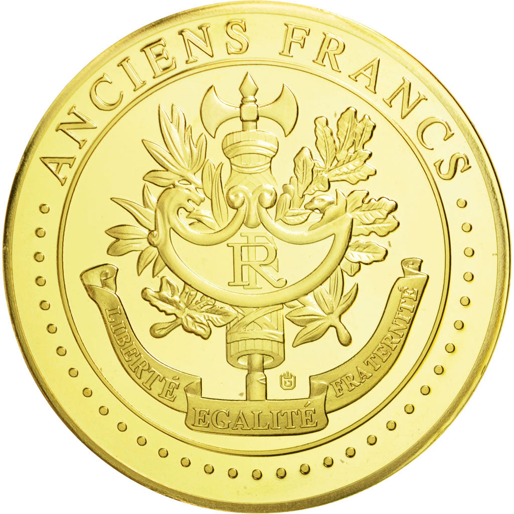France, Médaille, Les Anciens Francs, billet de 5000 Francs Victoire, FDC