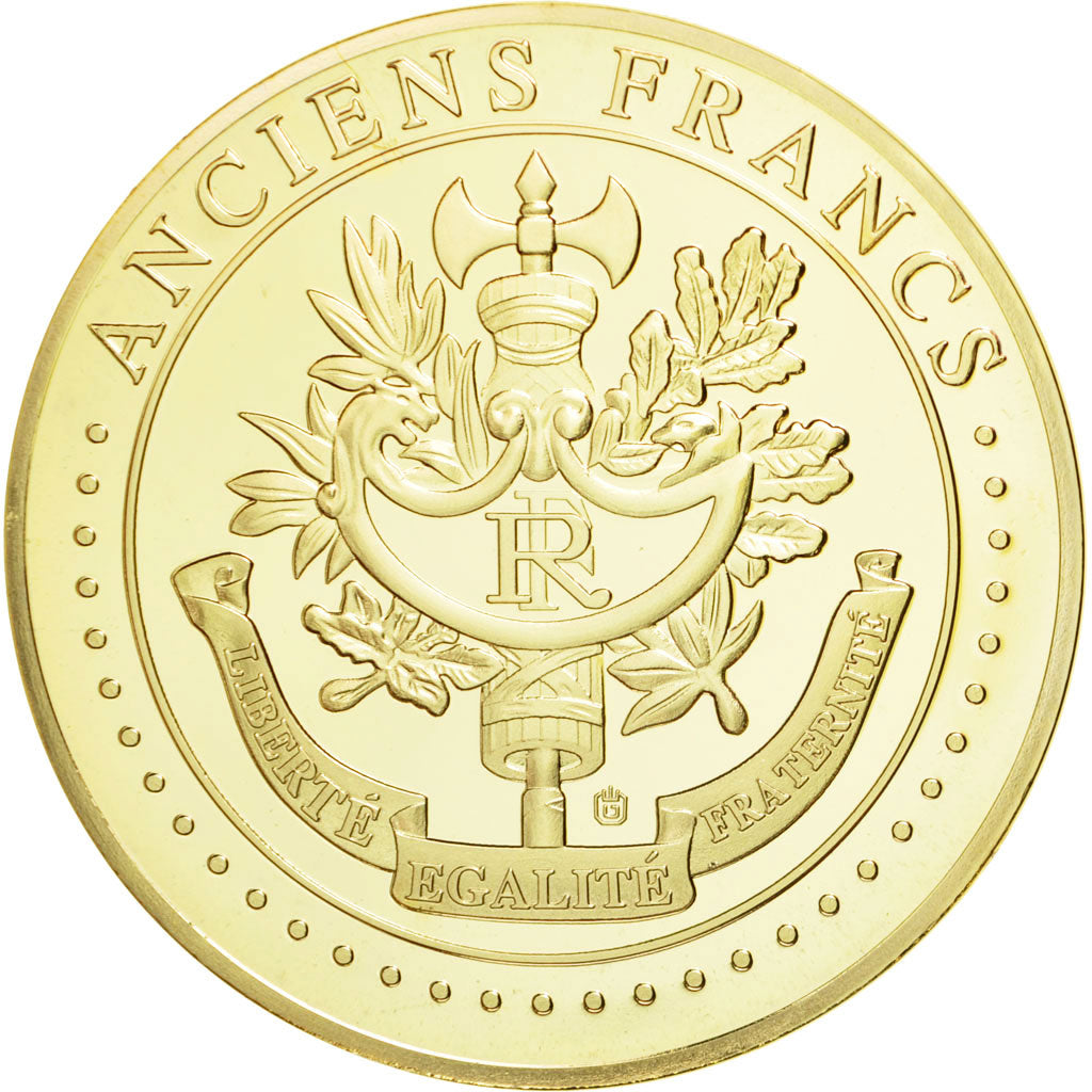 France, Medal, Les Anciens Francs, billet de 5000 Francs Victoire, MS(65-70)