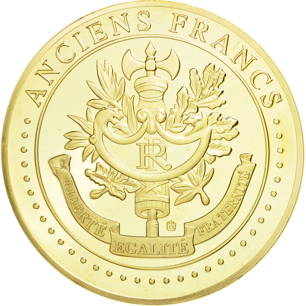 France, Medal, Les Anciens Francs, billet de 5000 Francs Victoire, MS(65-70)