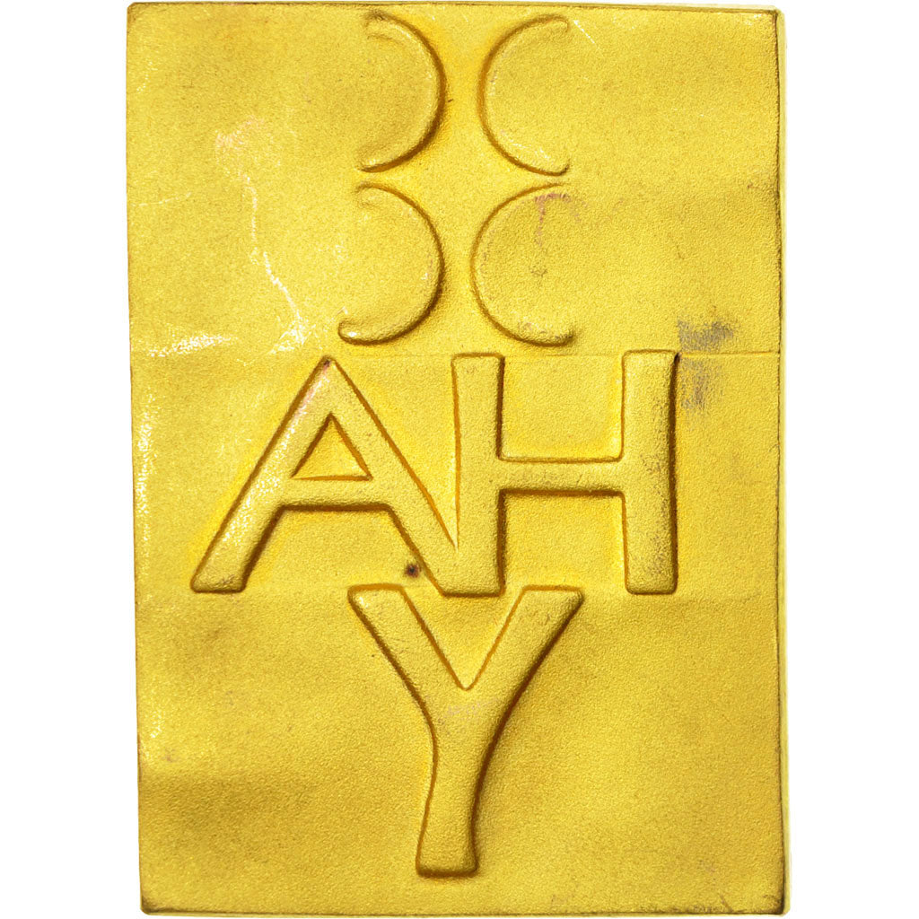 France, Medal, Société AHY, 1986, AU(55-58), Gilt Bronze