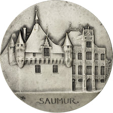 France, Medal, Ville de Saumur, MS(60-62), Silvered bronze