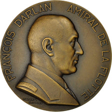 Francia, medalla, François Darlan, Amiral de la Flotte, Guiraud, SC, Bronce
