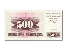 Banconote, Bosnia - Erzegovina, 500 Dinara, 1992, FDS