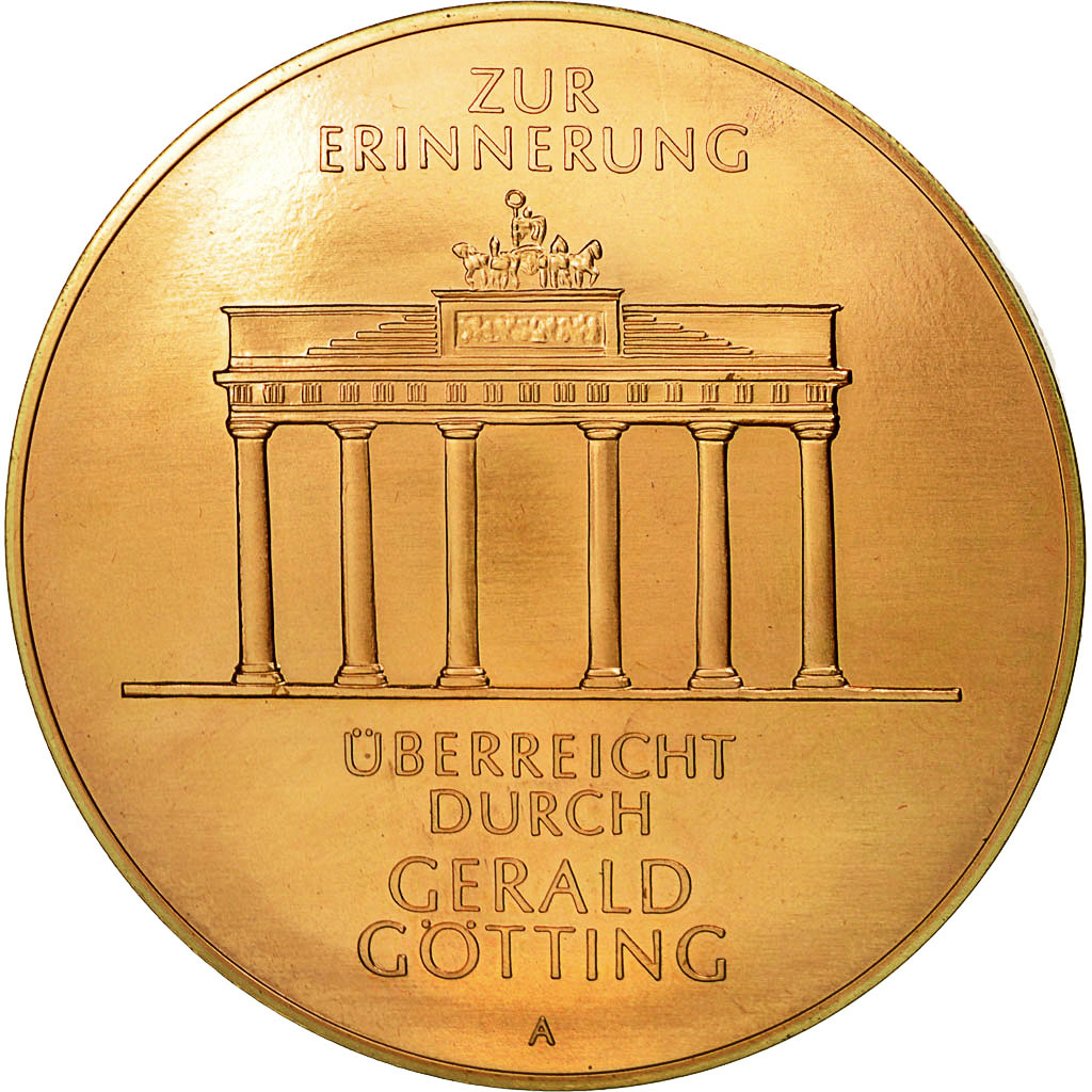 Allemagne, Médaille, Gérald Götting, SUP+, Copper Gilt