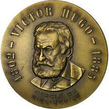 France, Médaille, Victor Hugo, Cercle du Bibliophile, SUP+, Bronze