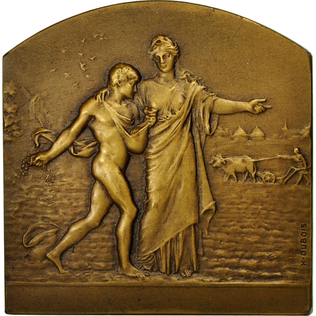 France, Medal, Société d'Agriculture des Ardennes, Dubois.H, AU(55-58), Bronze