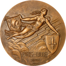 France, Medal, Société Nationale des Chemins de Fer Français, 1959, Belmondo