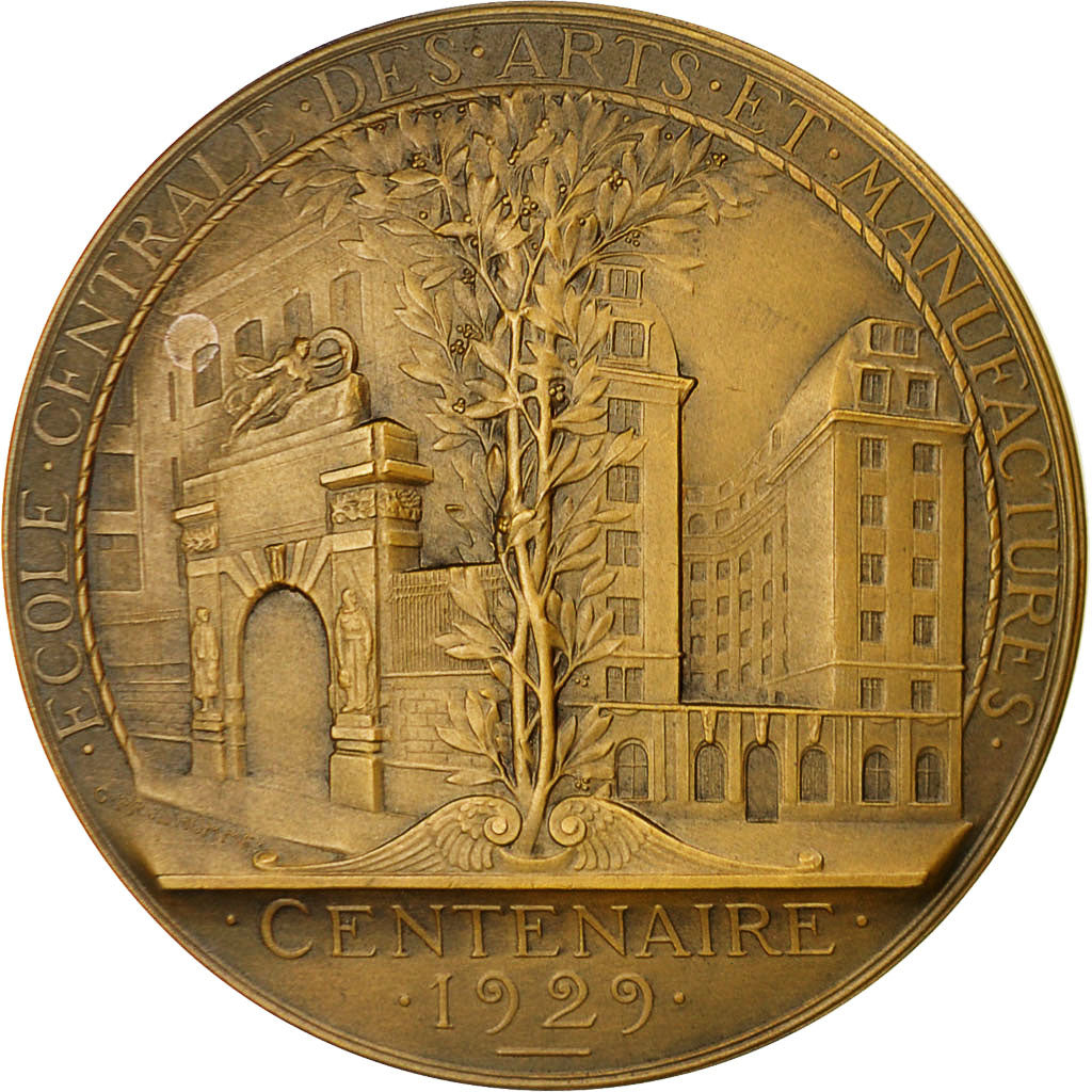 Frankrijk, Medaille, Ecole Centrale des Arts et Manufactures, 1929