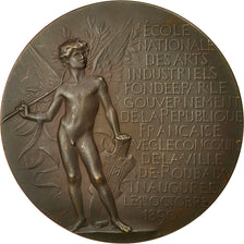 France, Medal, Ecole Nationale des Arts Industriels, Roubaix, 1890, Chaplain
