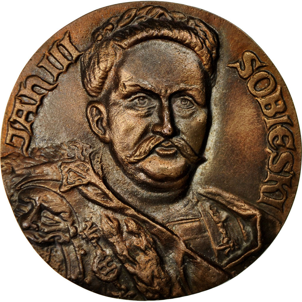 Pologne, Médaille, Jean III Sobieski, Bataille de Vienne (1683), 1983, SUP+