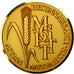 France, Médaille, Mutuelle Générale des P.T.T, 1991, SUP+, Gilt Bronze