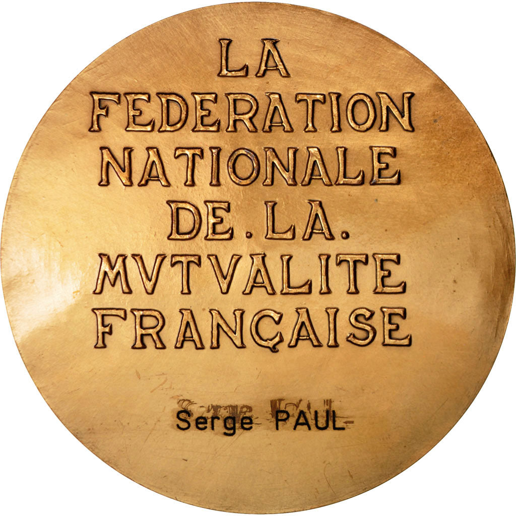Francia, medalla, fédération Nationale de la Mutualité Française, Roy, EBC+