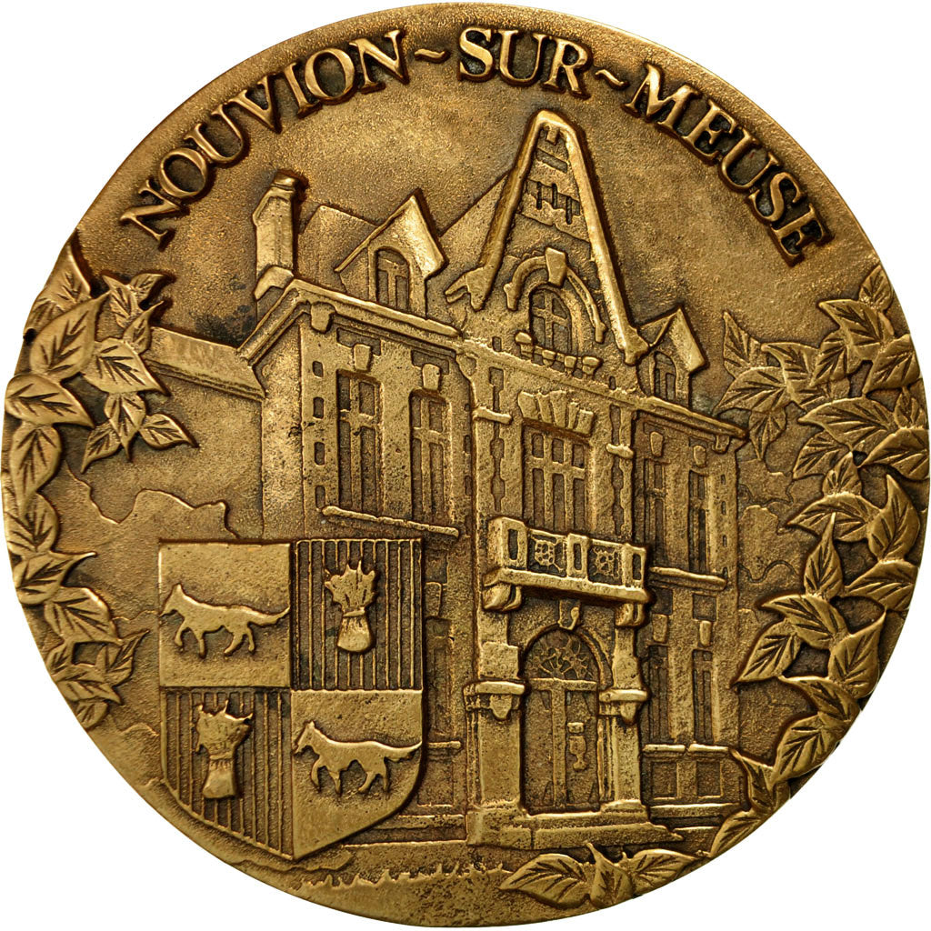 France, Medal, Nouvion sur Meuse, Ardennes, AU(55-58), Bronze