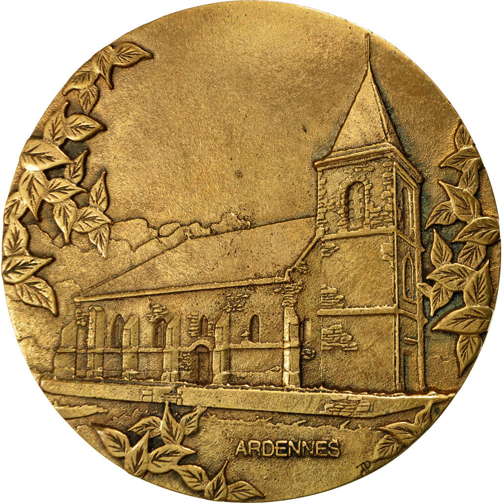 France, Medal, Nouvion sur Meuse, Ardennes, AU(55-58), Bronze