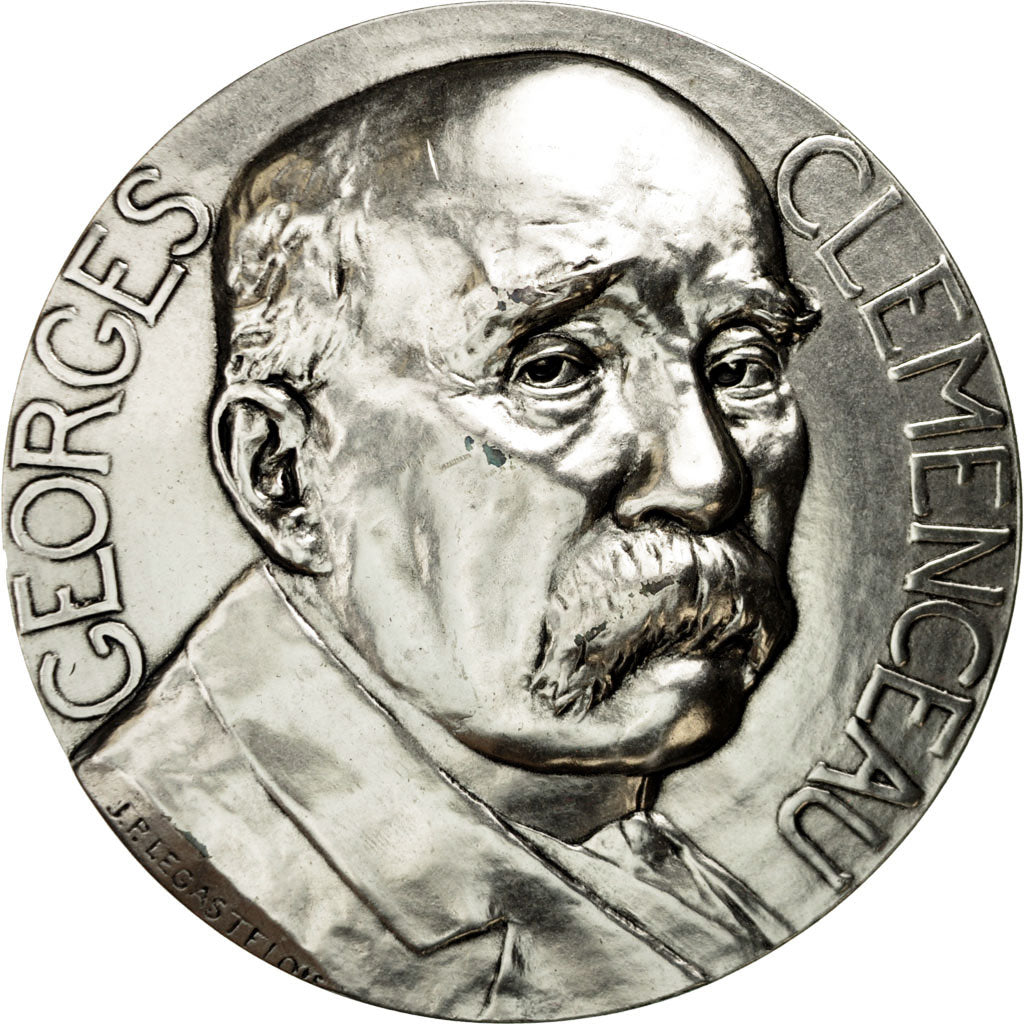 Francia, medaglia, Première Guerre Mondiale, Georges Clémenceau, Legastelois