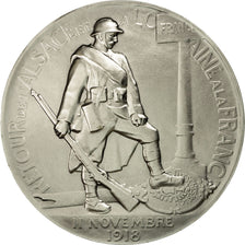 France, Medal, Retour de l'Alsace et de la Lorraine à la France, MS(65-70)