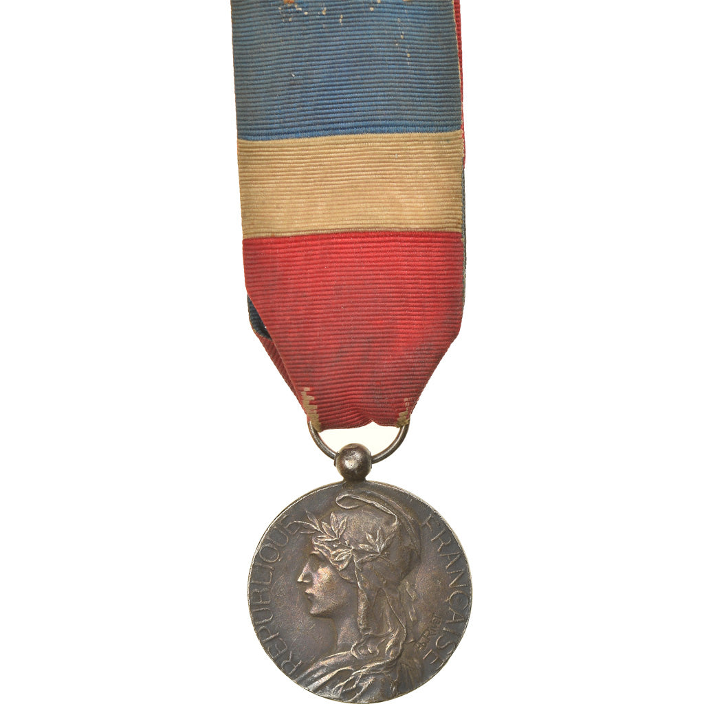 France, Travail-Industrie, Medal, Good Quality, Silvered bronze, 27